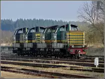 Four S�rie 82 engines taken at Gouvy on February 23rd, 2008.