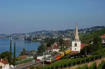 Re 486 with test-train on 29.06.2009 in Vilette VD 