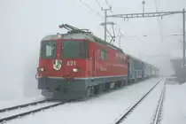 Ge 4/4 II 621 in Peist.030.3.2009