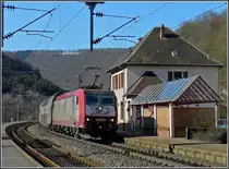 4008 is heading the IR Troisvierges-Luxembourg City at Goebelsm�hle on March 7th, 2010.