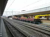 Already history is this platform in Rotterdam central station. It has been demolished last week. Photo taken on 24-02-2010.