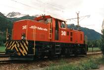 RhB Gm 4/4 241 on 17.05.1999 at Zizers. 
