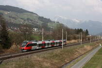 a 4024 regional train from Kitzbuehel to Woergl
