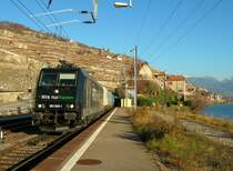 RTS Re 185 569-1 by Rivaz. 
27.11.2007