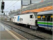 A SOB local train is leaving the station of St. Gallen on August 20th, 2006.