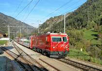 The Glacier Express in Mrel. 
12. 10.2007