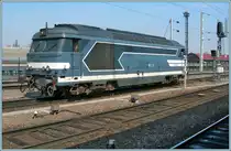 SNCF BB 67411 in Strasbourg. 
10.04.2007