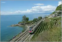 Flirt to Villeneuve by the Old Mills by Rivaz. 
03.08.2010