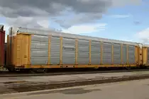 Autorack at 14.09.2010 on Smith Falls, ON. The company is FERROMEX (Ferrocarril Mexicano or  Mexican Railroad ), the largest railroad in Mexico.