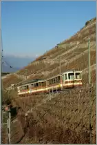 AL BDeh 4/4 301 an Bt on the way from Leysin to Aigle. 
03.01.2011