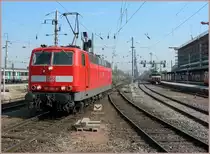 DB 181 205-6 in Strasbourg.
In the background a SNCF BB 1500.
10.04.2007

