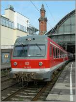 The DB 614 049-5 in Bremen Main Station. 
14.06.2007