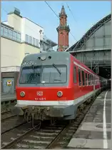 The DB 614 049-5 in Bremen Main Station. 
14.06.2007