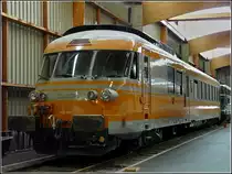 The RTG (Rame � Turbine � Gaz) T 2057 pictured at the museum Cit� du Train in Mulhouse on June 19th, 2010. 