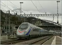 FS ETR 610 to Milan in Aigle.
13.03.2011