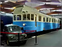 Renault Diesel multiple unit ZZEty 23859 (SNCF X 2211) photographed at the museum City du Train in Mulhouse on June 10th, 2010.
