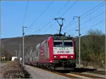 4014 with RB 3234 Wiltz - Luxemburg City pictured in Erpeldange/Ettelbr�ck on March 7th, 2010.