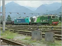  Nord Cargo  is a part of the Grouppo FMN. 
DE 520 ant E 185 in Domodossola. 
27.07.2009