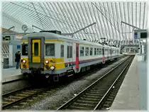 AM 66 606 pictured in Li�ge Guillemins on March 28th, 2010.