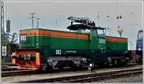 The RBH Henschel E1200 N�002 was shown at the DB museum in Koblenz-L�tzel on May 22nd, 2011. 