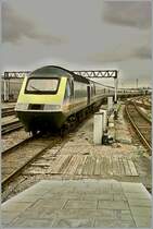 A  First  HST from London is arriving in Cardiff.
November 2000  
(Analog Picture from CD)