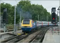 A  Midland  HST is leaving St Pancras. 
18.05.2011