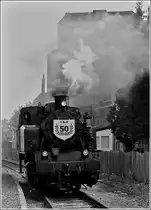 The steam engine TKh 5387 pictured in Eeklo on the heritage track Eeklo - Maldegem on May 1st, 2009.