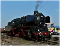 . The steam engine 50 3696-7 pictured in Mariembourg on September 27th, 2009.