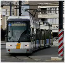 Tram N� 6319 pictured near the station Gent Sint Pieters on July 10th, 2010.