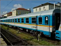 ARRIVA first class passenger wagon taken in Regensburg on September 11th, 2010.