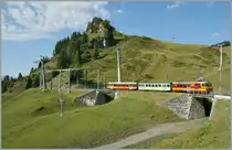 A BVB local train goes from The Col-de -Bretaye down to Villars.
18.08.2011