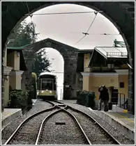 Tram N� 501 is arriving at the top of P�stlingberg in Linz on September 14th, 2010.