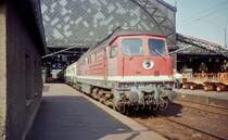 The DB 232 449-9 in Dresden Neustadt.
19.05.1992