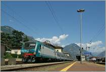 FS 464.321 with a local train service to Milano in Domodossola. 
20.08.2011