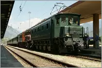 The Ae 4/7 and the Ce 6/8 14253 in Domodossola. 
20.08.2011