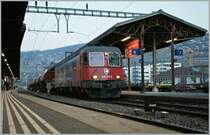 Re 620 075-2 in Vevey. 
14.02.2011