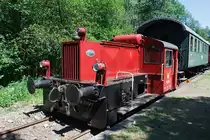 323133-9 (K�f II) Aggertalbahn (Agger Valley railway) in the station Reichshof-Denklingen at 02.06.2011. The locomotive was built in 1959 at Deutz under serial no. 57 278 , Type A6M R 617.