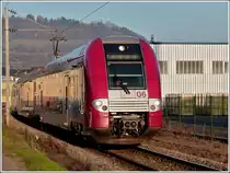 Z 2206 is running between Diekirch and Ettelbr�ck on November 23rd, 2011.