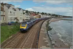 Een First Great Western Class 43 HST 125 bij Dawlish.