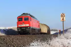 232 609-8 DBSR bei Marktleuthen am 25.02.2016.