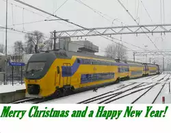 GOD JUL OCH ETT FRISKT OCH GOTT NYTT ÅR till alla användare och tittare på Rail-Pictures.com.