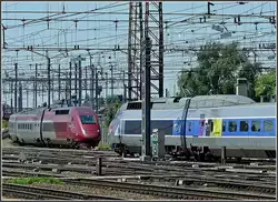 Treffen von PBKA Thalys und TGV Atlantique/Réseau in Brüssel Midi am 30.