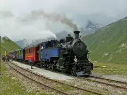 The DFB steam engine HG 3/4 Nr 1 